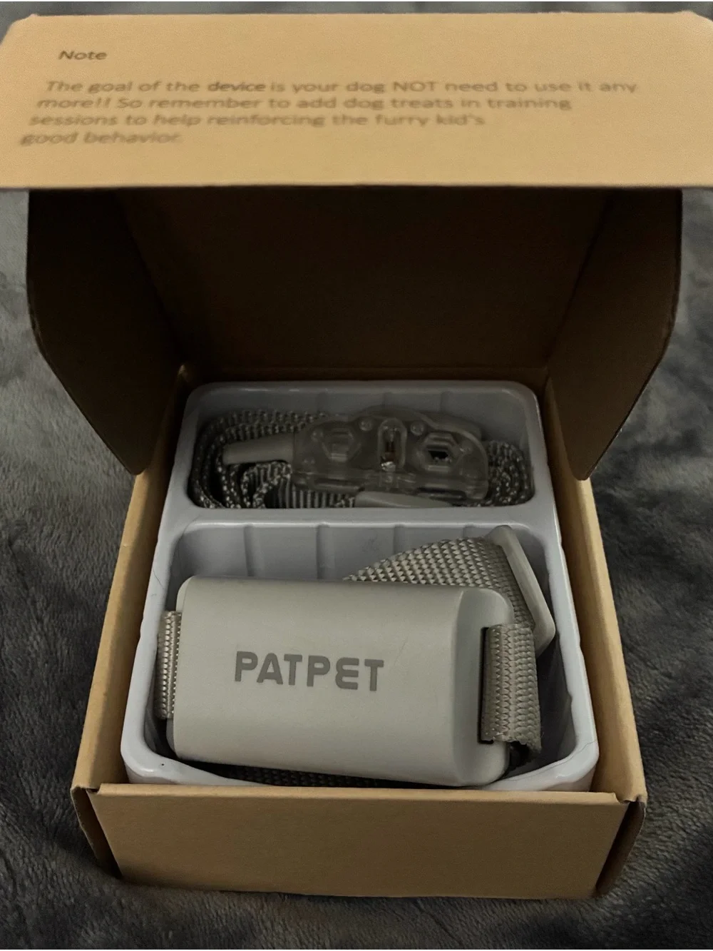 NIB Patpet Smart Anti-Bark Dog Training Collar
